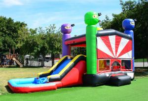  Inflatable Pvc Jumping House Bouncy Water Slide 26x13x15ft Manufactures