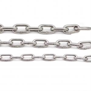  304 M1.2-24 Industrial Stainless Steel Dog Chain for Customized Lifting Clothes Drying Tag Manufactures