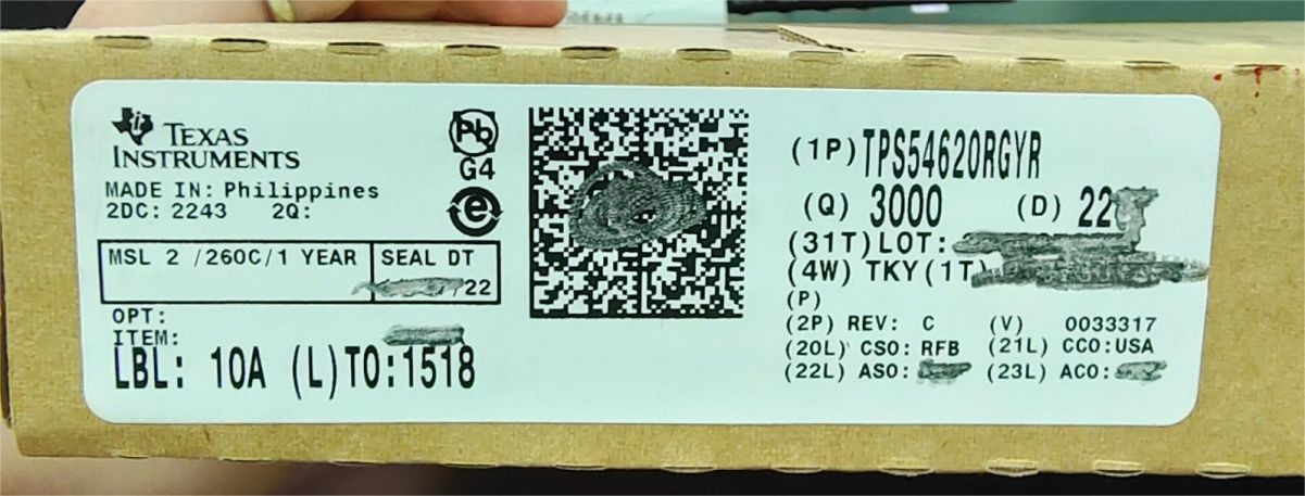 TPS54620RGYR VQFN-14 SMDIntegrated Circuits MCU Controller Microcontrol
