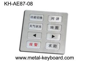  USB connection 8 Buttons keypad numeric customization layout vandal resistant Manufactures