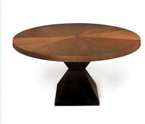  Round / Square Solid Oak Dining Table , Custom Round Pedestal Dining Table Manufactures