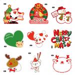 Christmas Theme Gifts Self Adhesive Sticky Labels Custom Adhesive Labels