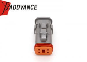China Deutsch DT Gray 4 Way Connector Plug Adapter With Shrink Boot DT06-4S-E008 on sale
