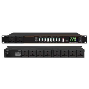 1 In 8 Out 1 In 16 Out Intelligent High Power Supply Circuit Power Sequence Controller With LCD Display