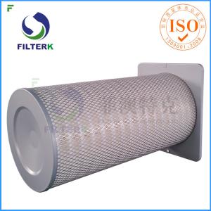  Square End Cap Gas Turbine Filters Cartridge For Air Inlet Housing F7 - F8 Efficiency Manufactures
