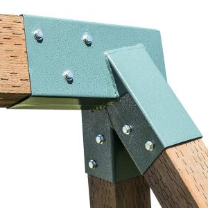 Customized Climbing Frame Corner Brackets with Support Function and Square Round