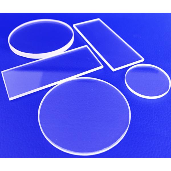 5mm Thickness Square Optical Quartz Disc 30mm Diameter