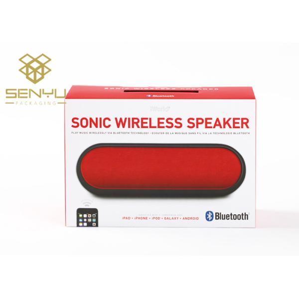 Double Wall Pink Corrugated Shipping Boxes / Wireless Speaker Corrugated Cardboard Mailers