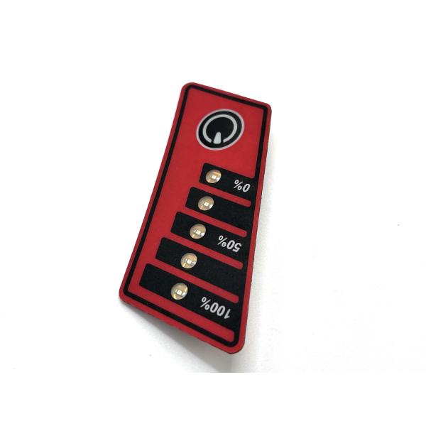 Quality LED Embeded Backlight Matrix FFC Membrane Switch Panels With Errows for sale