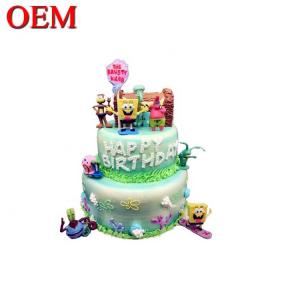 China Customized Japan Classic Characters Birthday Cake Topper Set Oem Action Figure Cake Topper Factory on sale