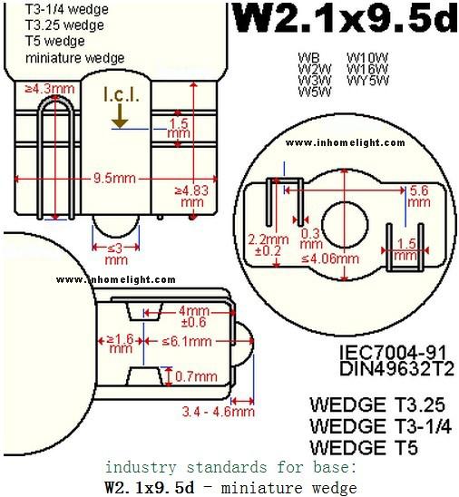 6 PCS 5730SMD 150LM Orange Led Indicator Bulbs T10 Wegde / BA9S Base