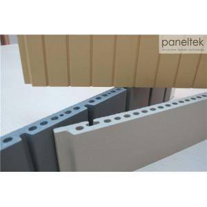 Textured / Lined Ceramic Wall Cladding Tiles , External Wall Insulation Cladding