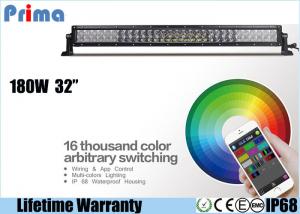  32 Inch 180W CREE Remote Control LED Light Bar Dance With Music IP68 Waterproof Manufactures