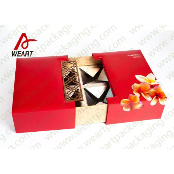 2.0mm Grey Cardboard Decorative Paper Boxes , Sturdy Stackable Gift Packing Boxes