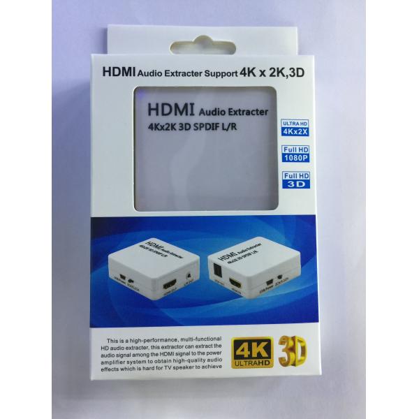 Quality HDMI Audio Extractor 4Kx2K 3D SPDIF L/R Support HDMI 1.4 and DHCP 1.4 for sale