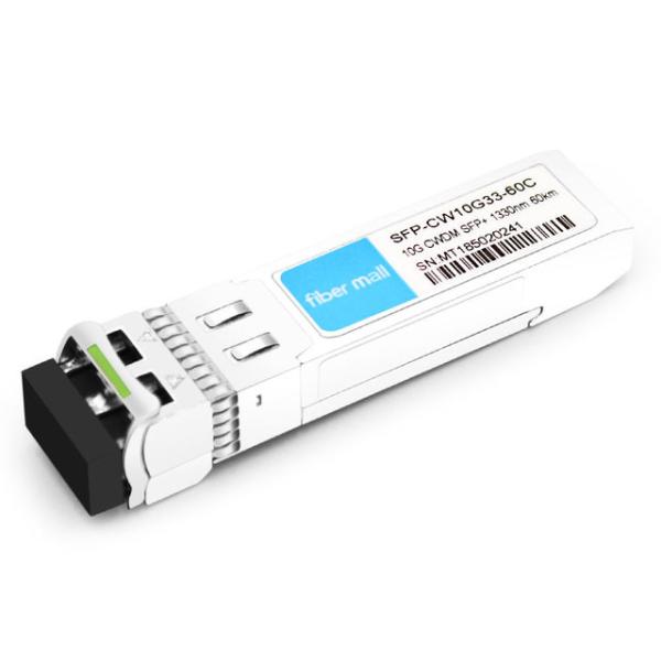 Quality SFP-CW10G33-60C 10G CWDM SFP+ 1330nm 60km LC SMF DDM Transceiver Module for sale