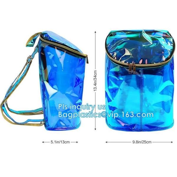 Multi-pockets School Backpack Outdoor Backpack, Multi-pockets School Backpack, PVC transparent backpack for beach, pack