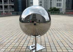  Mirror Polished Garden Pool Stainless Steel Water Sphere Fountain Manufactures