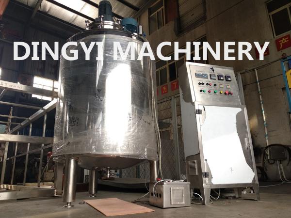 Quality Hand Wash Liquid Soap Making Stainless Steel Chemical Mixing Tanks Homogenized for sale