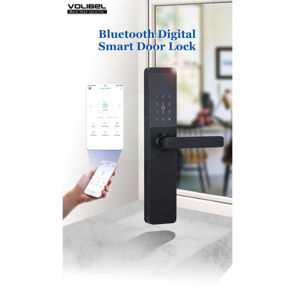 CE Certificate Wifi Smart Lock Outdoor Smart Door Lock With Semiconductor Sensor
