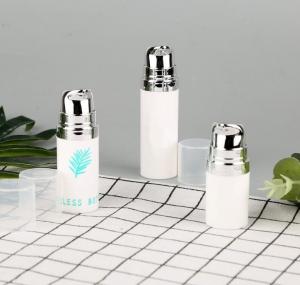  Small size PP plastic airless bottle cosmetic plastic vacuum bottle 5ml 10ml 15ml Manufactures