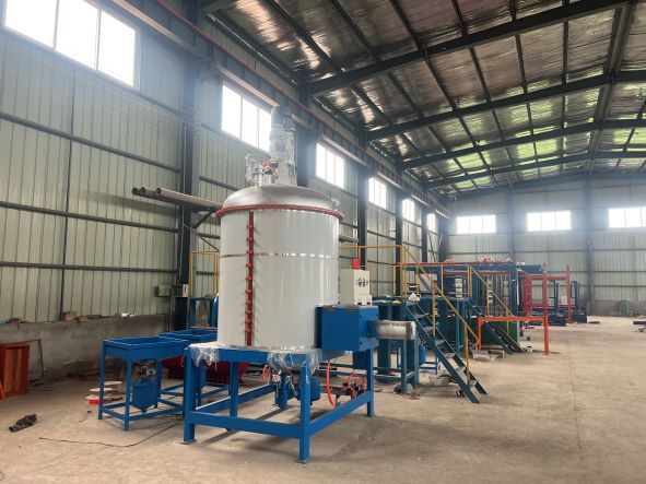 Eps Styrofoam Shape Moulding Fish Box Making Icf Blocks Making Machine Floor Heating Production Line