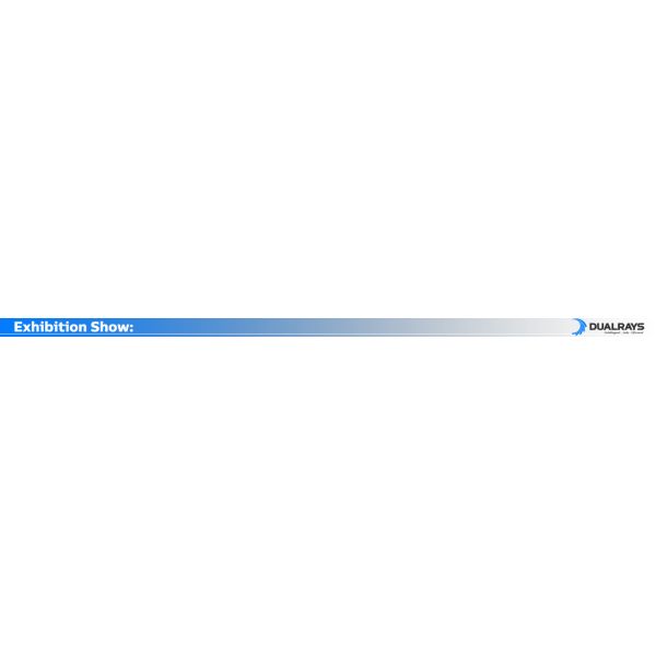 DUALRAYS HB6 1ft 50W IP65 140LPW Aluminium LED Linear Highbay for Warehouse Aisle with 30W 3 Hours Emergency Function