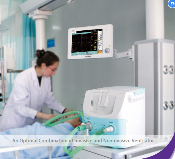 Quality Portable Mechanical Ventilator Machine With Alarming Function CE Certificate for sale