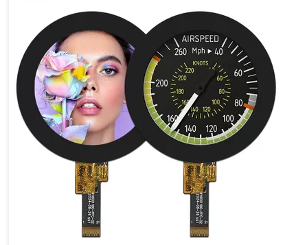 1.6 Inch 400 X 400 RGB 8 BIT Interface Round TFT LCD Display with High