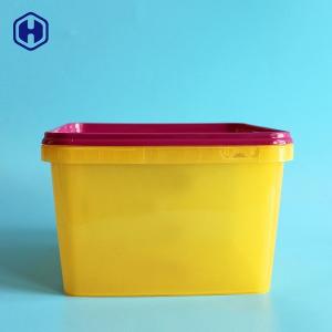  Recyclable IML Tubs Soda Cookies Packaging Food Grade Storage Containers Manufactures