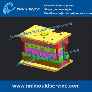 China Thin wall plastic cup injection mould company, IML for thin wall container mould on sale