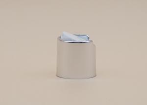  Silver Color Aluminum Disk Top Cap , Shampoo Bottle Cap Customized Color Manufactures