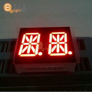 Easy assembly 14 Segment Alphanumeric Display 0.54 Inch Dual Digit Common Anode