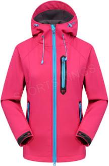 Quality Outdoor Ladies Windbreaker Jacket , Waterproof Hoodie Womens For Hiking for sale