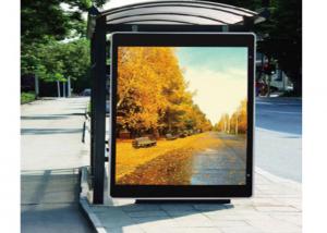  P3.91 Outdoor Full Color Led Display Bus Stop Innovative Light Box Lamp Post Manufactures