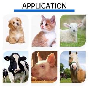 Handheld RFID Microchip Reader with ISO11784/5 FDX-B Standard 1000 Data Storage