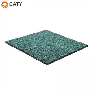 China Thickness 2cm Sports Rubber Floor Mats Wear Resistant Fireproof on sale