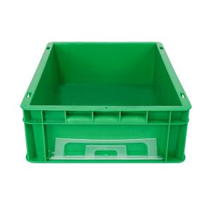 Stackable Solid Box Plastic EU Crate for Storing and Transporting in Warehouse