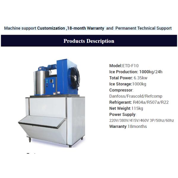 Commercial Freshwater Flake Ice Machine Small Flake Ice Maker Flake Ice Plant For Hotel Use