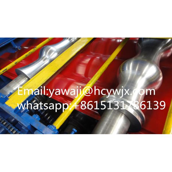 PPGI / GI Double Deck Roll Forming Machine For 0.3-0.6mm Thickness