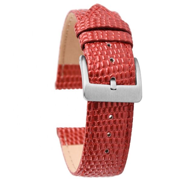 Dominant Python-Patterned Genuine Leather Watch Strap