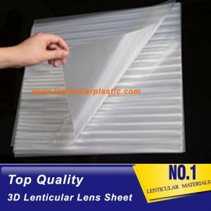 China Transparent PET LPI 3D Lenticular Lens Sheet Film 50 Lpi Lenticular Plastics With 510*710*0.58mm Standard Size on sale