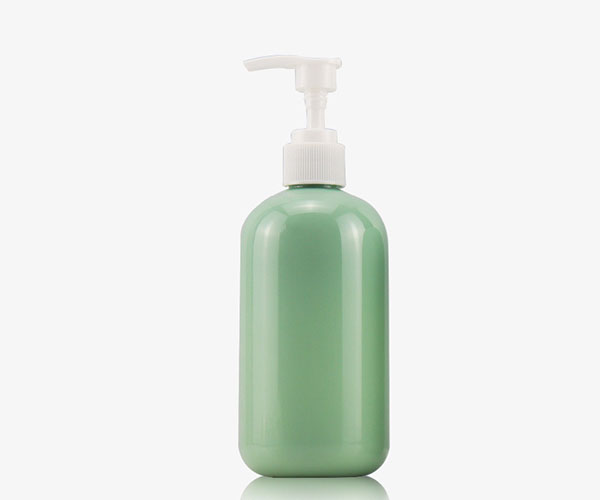 Green Pump Bottle Dispenser 350ml Empty Plastic Lotion bottle
