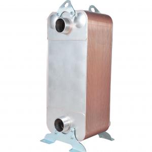  HVAC Industry Brazing Plate Heat Exchanger AISI316 Hot Water High Productivity Manufactures