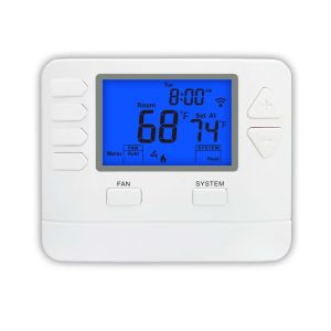  18-30 VAC NEC Class II Power Supply Temperature Control with 7 Day Programmable TUYA WIFI Thermostat and 5/1/1 Day Programming Manufactures