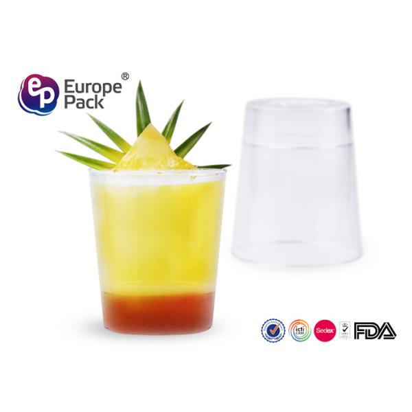Environment Friendly Disposable Plastic Dessert Cup Food Grade 6.3G