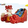 Kids Inflatable Colorful PVC tarpaulin Commercial Inflatable Slide with digital printing for sale