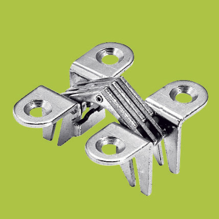 Quality foldable table invisible flap hinge  Iron Hinges with Nickel finish for sale