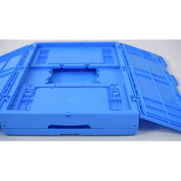 Quality plastic collapsible crate plastic stackable crates folding boxs with lids for sale