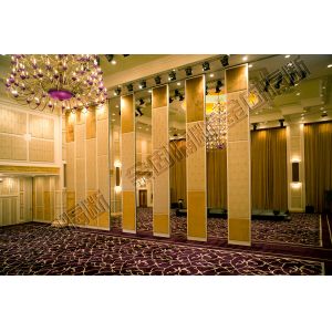 Conference Rooms Manual Operable Partition Wall With MDF Board Surface Manual